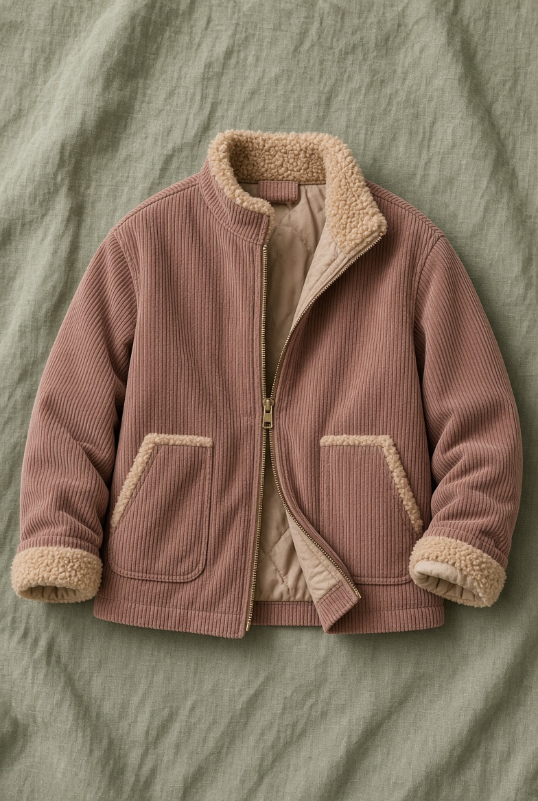 Rose cord jacket